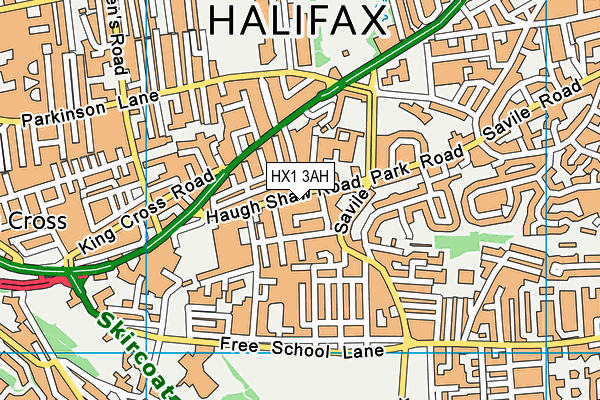 HX1 3AH map - OS VectorMap District (Ordnance Survey)