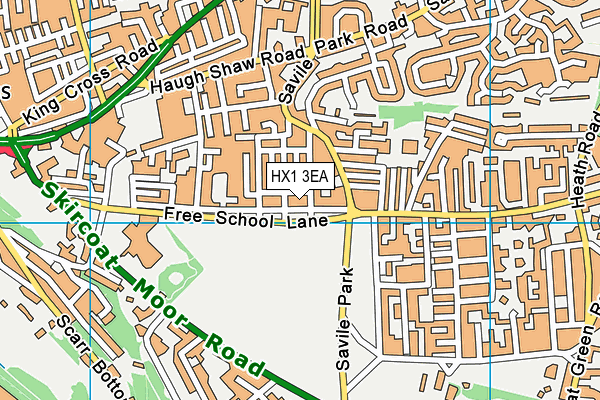 HX1 3EA map - OS VectorMap District (Ordnance Survey)