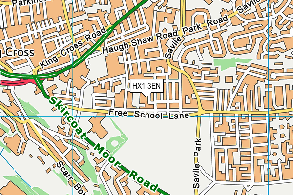 HX1 3EN map - OS VectorMap District (Ordnance Survey)