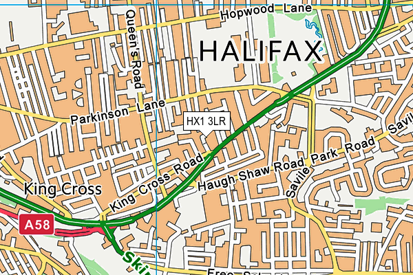 HX1 3LR map - OS VectorMap District (Ordnance Survey)