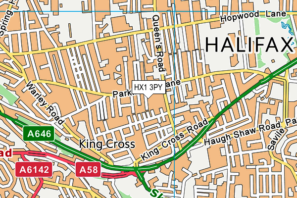 HX1 3PY map - OS VectorMap District (Ordnance Survey)