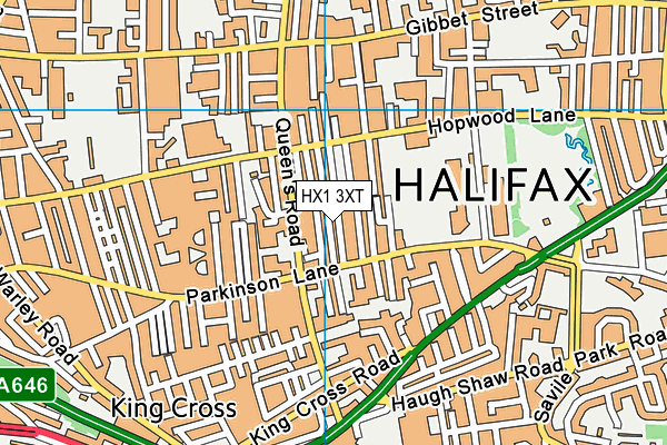 HX1 3XT map - OS VectorMap District (Ordnance Survey)