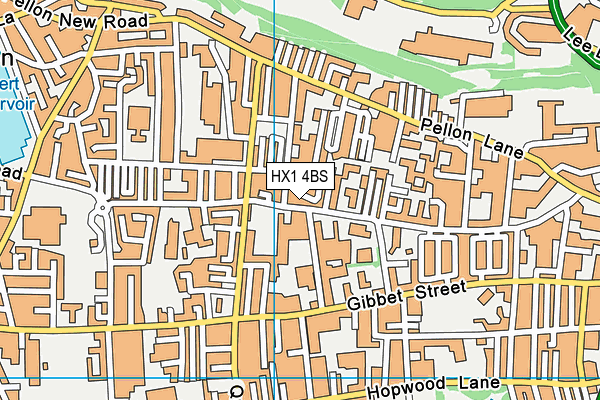 HX1 4BS map - OS VectorMap District (Ordnance Survey)
