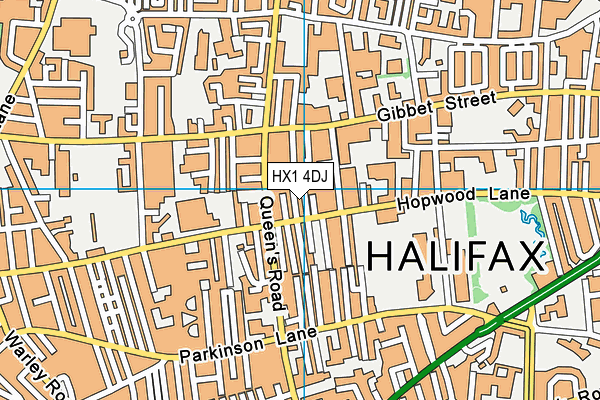 HX1 4DJ map - OS VectorMap District (Ordnance Survey)