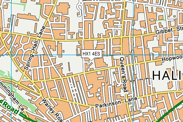 HX1 4ES map - OS VectorMap District (Ordnance Survey)