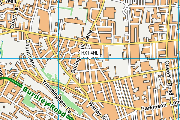 HX1 4HL map - OS VectorMap District (Ordnance Survey)