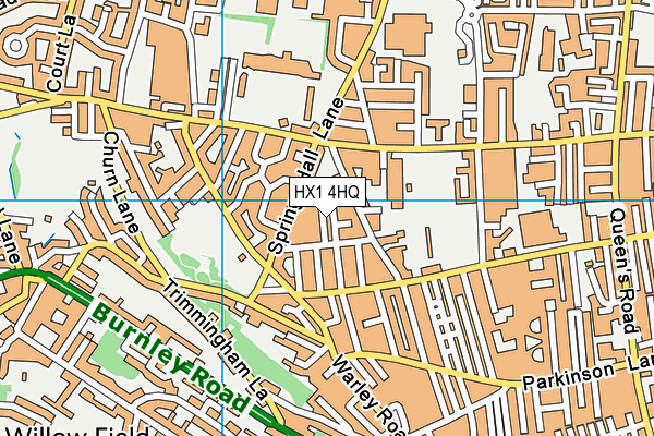 HX1 4HQ map - OS VectorMap District (Ordnance Survey)
