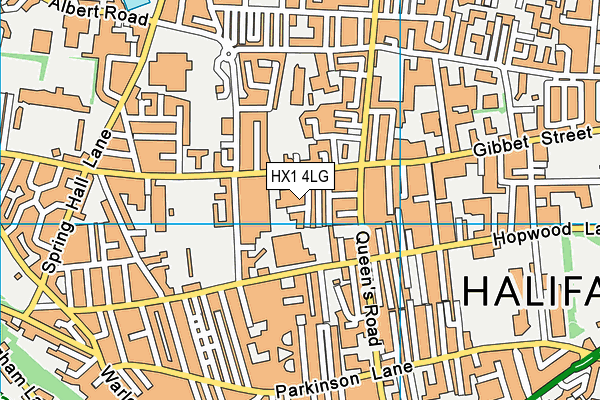 HX1 4LG map - OS VectorMap District (Ordnance Survey)