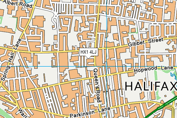 HX1 4LJ map - OS VectorMap District (Ordnance Survey)
