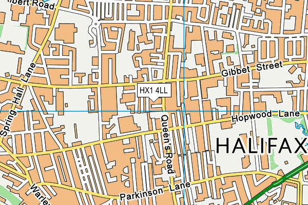 HX1 4LL map - OS VectorMap District (Ordnance Survey)