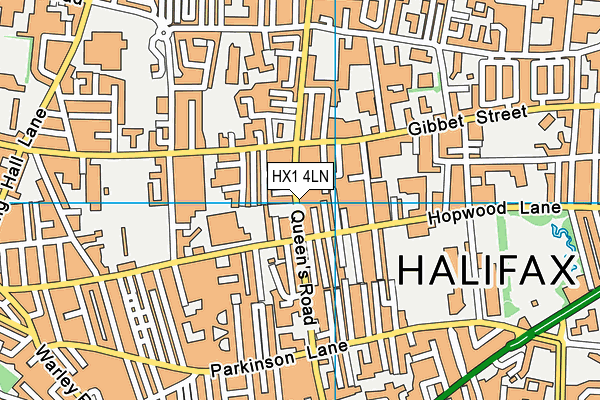 HX1 4LN map - OS VectorMap District (Ordnance Survey)