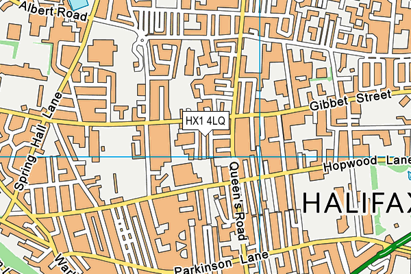 HX1 4LQ map - OS VectorMap District (Ordnance Survey)