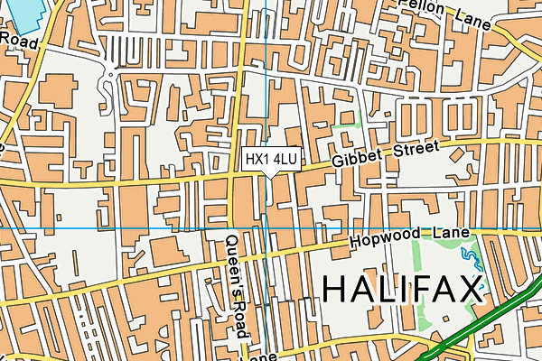 HX1 4LU map - OS VectorMap District (Ordnance Survey)