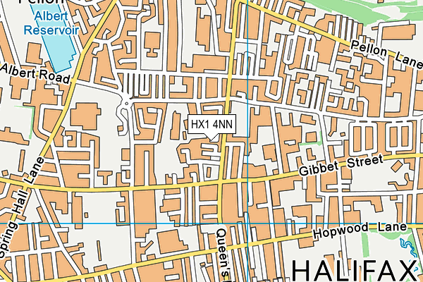 HX1 4NN map - OS VectorMap District (Ordnance Survey)