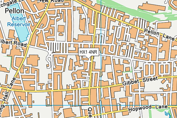 HX1 4NR map - OS VectorMap District (Ordnance Survey)