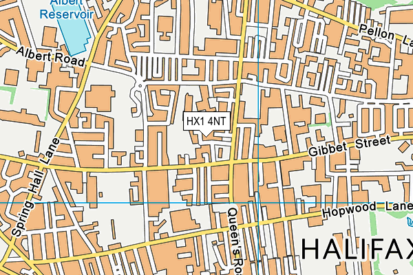 HX1 4NT map - OS VectorMap District (Ordnance Survey)