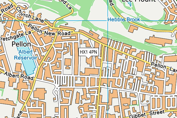 HX1 4PN map - OS VectorMap District (Ordnance Survey)