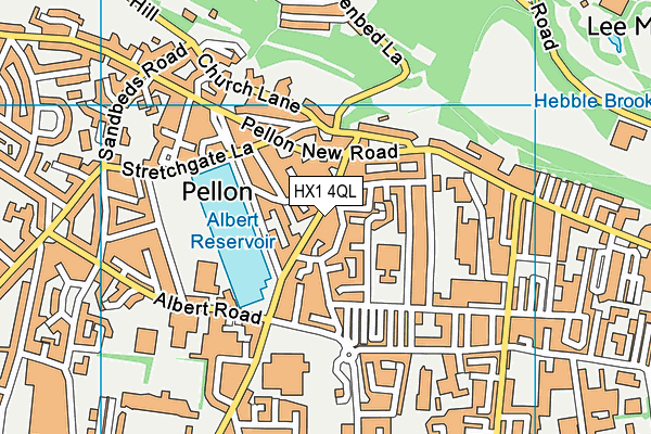 HX1 4QL map - OS VectorMap District (Ordnance Survey)