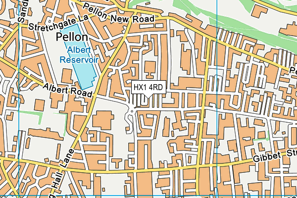 HX1 4RD map - OS VectorMap District (Ordnance Survey)