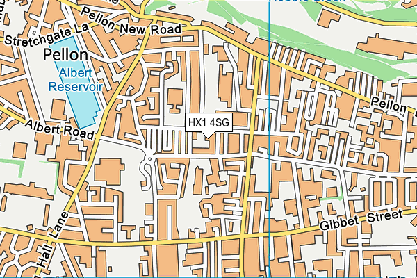 HX1 4SG map - OS VectorMap District (Ordnance Survey)