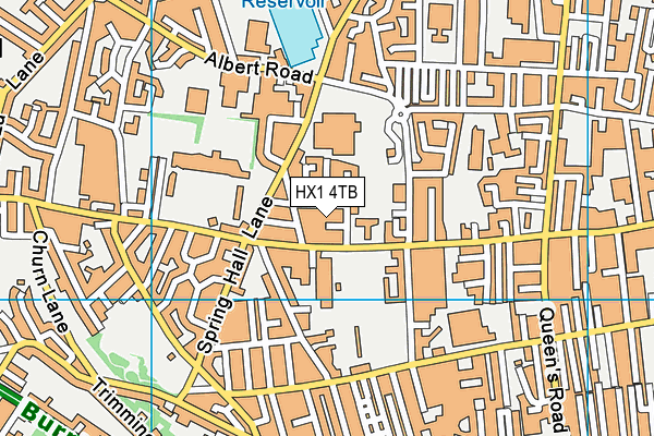 HX1 4TB map - OS VectorMap District (Ordnance Survey)