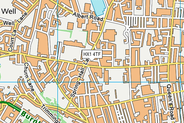 HX1 4TF map - OS VectorMap District (Ordnance Survey)