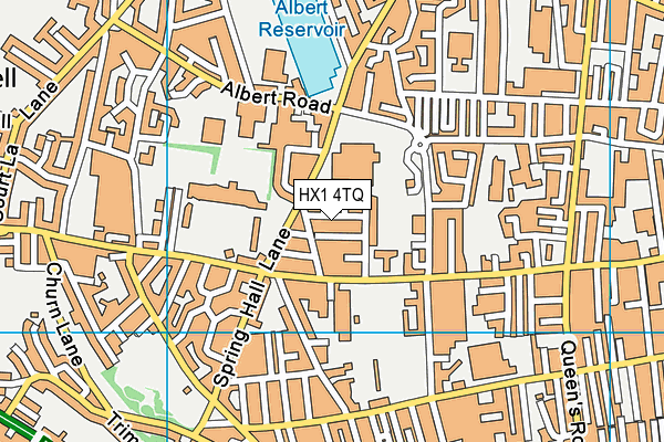 HX1 4TQ map - OS VectorMap District (Ordnance Survey)