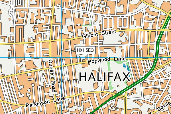 HX1 5EQ map - OS VectorMap District (Ordnance Survey)