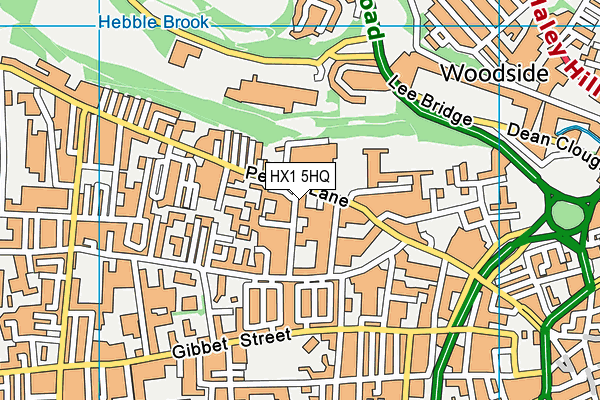 HX1 5HQ map - OS VectorMap District (Ordnance Survey)