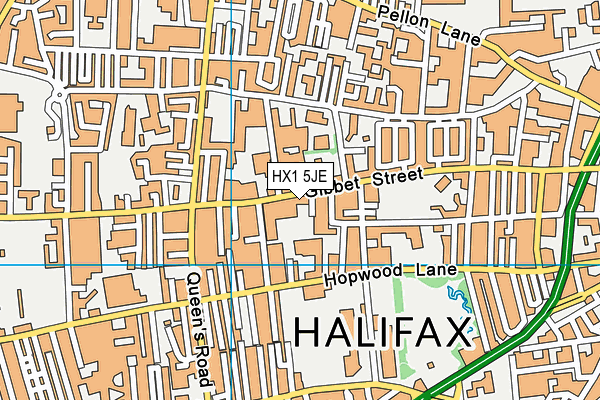 HX1 5JE map - OS VectorMap District (Ordnance Survey)
