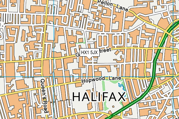 HX1 5JX map - OS VectorMap District (Ordnance Survey)
