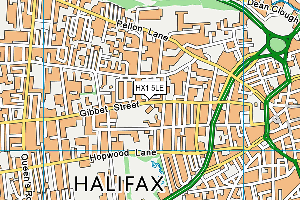 HX1 5LE map - OS VectorMap District (Ordnance Survey)