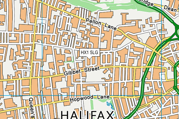 HX1 5LG map - OS VectorMap District (Ordnance Survey)