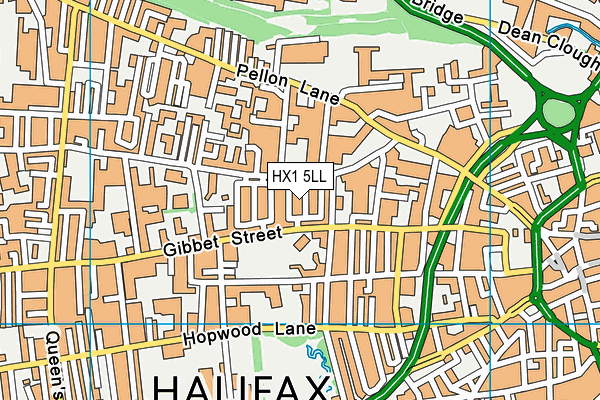 HX1 5LL map - OS VectorMap District (Ordnance Survey)