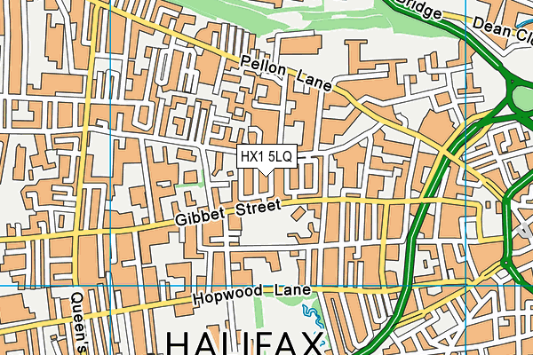 HX1 5LQ map - OS VectorMap District (Ordnance Survey)