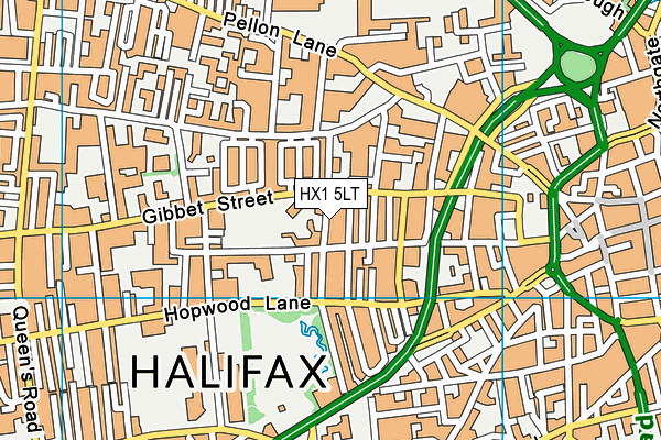 HX1 5LT map - OS VectorMap District (Ordnance Survey)