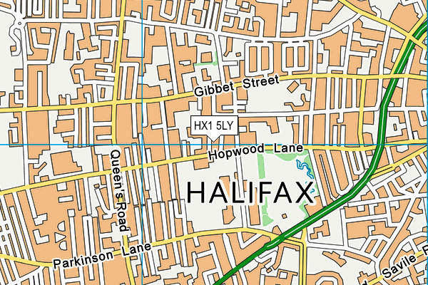 HX1 5LY map - OS VectorMap District (Ordnance Survey)