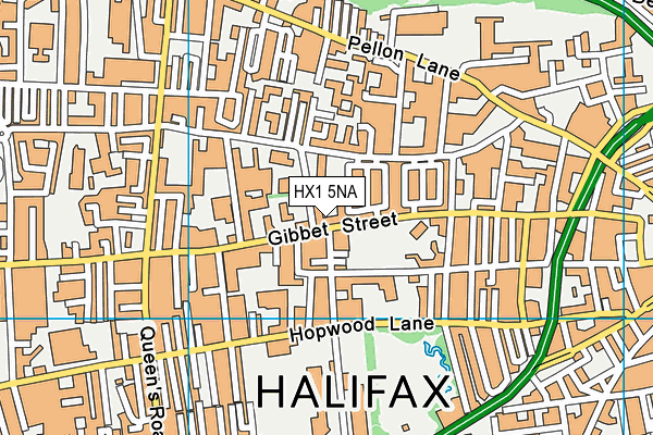 HX1 5NA map - OS VectorMap District (Ordnance Survey)