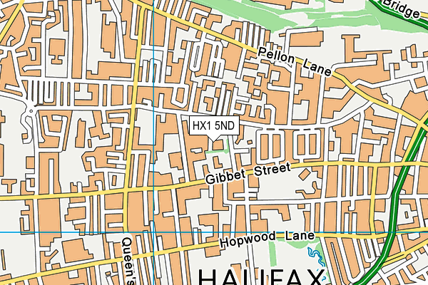 HX1 5ND map - OS VectorMap District (Ordnance Survey)