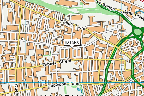 HX1 5NX map - OS VectorMap District (Ordnance Survey)