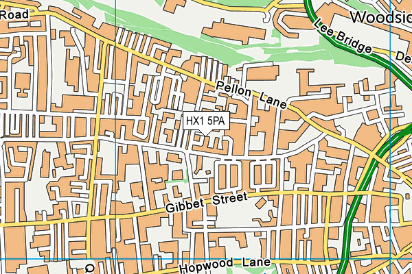 HX1 5PA map - OS VectorMap District (Ordnance Survey)