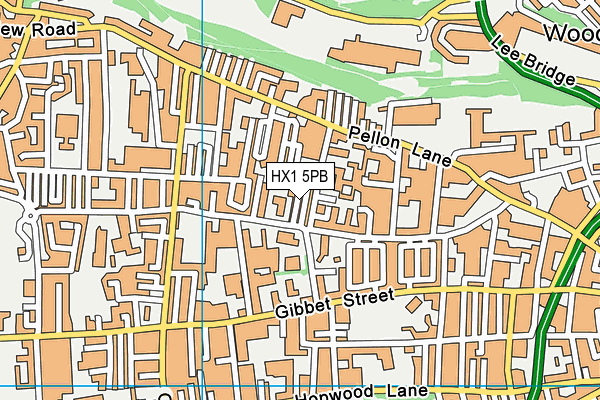 HX1 5PB map - OS VectorMap District (Ordnance Survey)