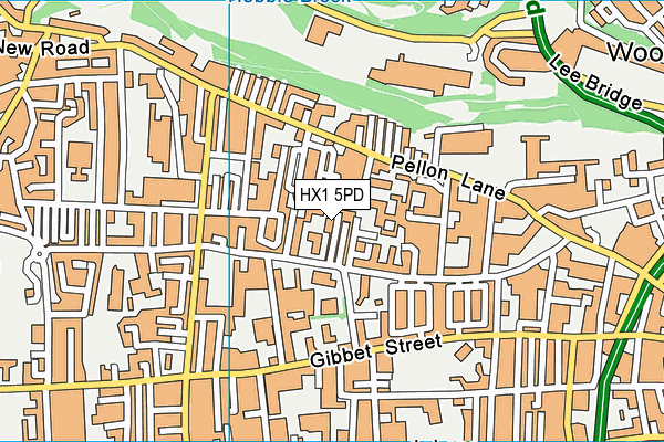 HX1 5PD map - OS VectorMap District (Ordnance Survey)