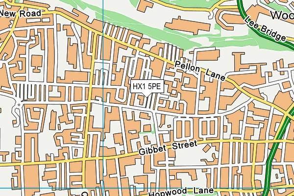 HX1 5PE map - OS VectorMap District (Ordnance Survey)