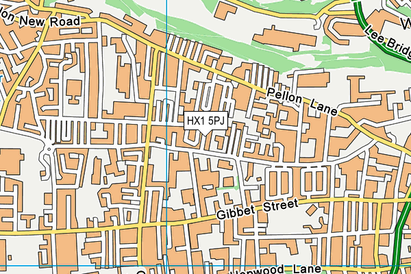 HX1 5PJ map - OS VectorMap District (Ordnance Survey)