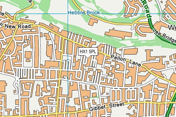 HX1 5PL map - OS VectorMap District (Ordnance Survey)