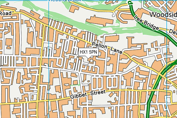 HX1 5PN map - OS VectorMap District (Ordnance Survey)