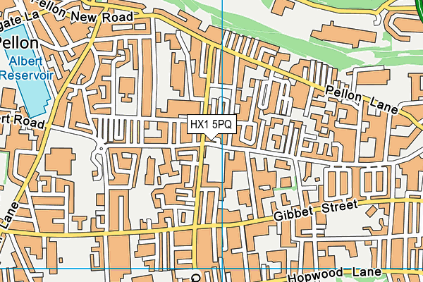 HX1 5PQ map - OS VectorMap District (Ordnance Survey)