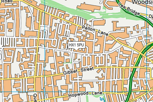 HX1 5PU map - OS VectorMap District (Ordnance Survey)