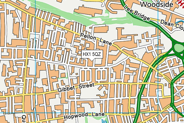 HX1 5QZ map - OS VectorMap District (Ordnance Survey)